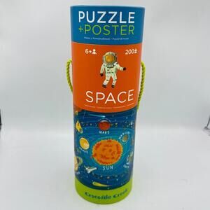Crocodile Creek Space 200 Piece Puzzle Plus Poster